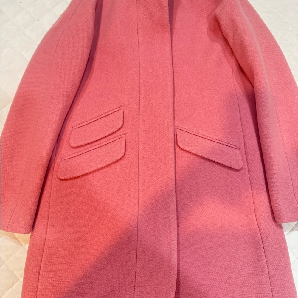 J. Crew Pink Trench Coat